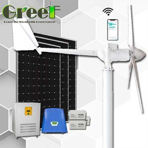 1KW 5KW GREEF Energy Low Noise Horizontal Axis Wind Turbine Power System