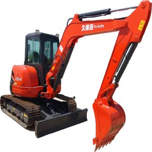 Cheap Supply 5.5 Ton Kubota U55 Excavator Used Mini Excavator with 0.5m3 Bucket Capacity for sale