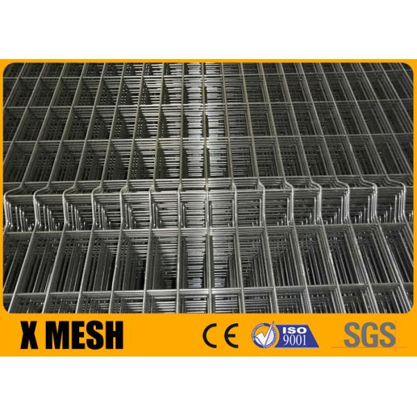 2.4m Housing Estate Powder Coated Wire Mesh Fencing Vertical Spacing 50mm V