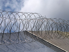 Concertina Cross Razor Wire With Blade Type BTO-10