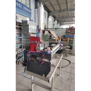 1600mm PVC PU Belt Finger Punching Conveyor Belt Punching Machine Air Driving