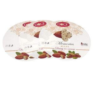 Waterproof Plastic Cup Ice Cream Metallic Biscuits Container Iml Labels