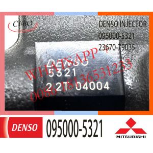 Diesel fuel injection common rail injector 095000-5321 for HINO TRUCK N04C