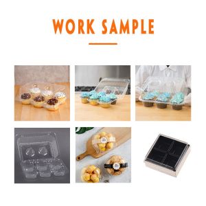 4.5KW Servo Stretch Cake Box Making Machine Plastic Manufacturing