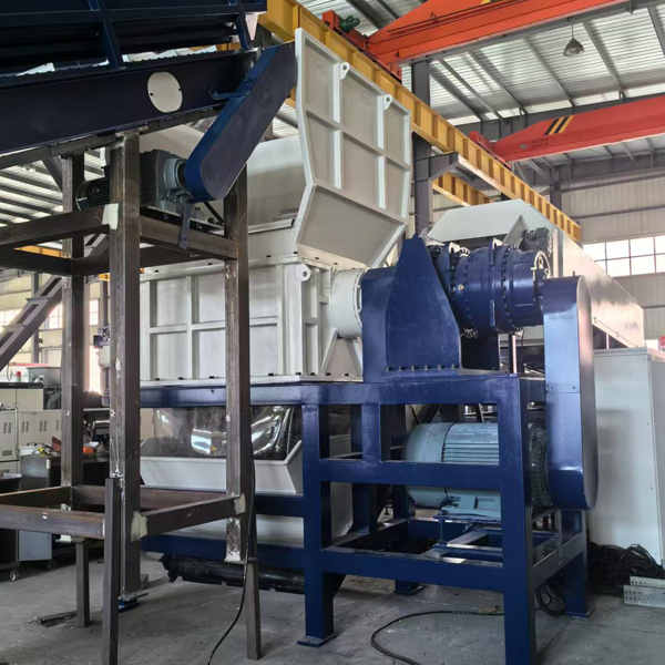 Plastic Grinding Machine PP / PE Films Pre Shredder Machine PP Woven Bags