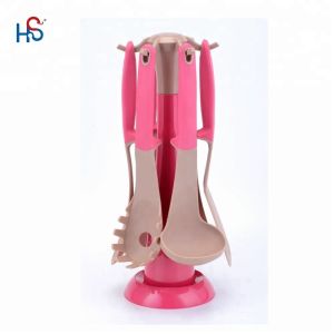 Baby Holiday Pink Kitchen Utensils Set Cooking Tools TPR PP Handle Unique