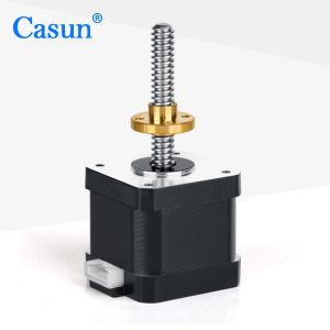 Casun Linear 34mm NEMA 17 Stepper Motor With Lead Screw 42mm 6.4V 1.28A