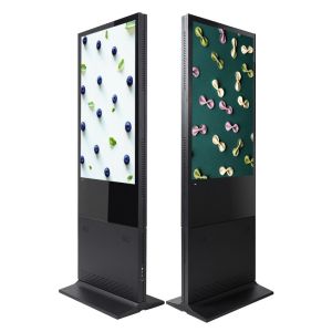 Vertical Double Sided Digital Signage 941.2*529.4mm Thin Advertising Player