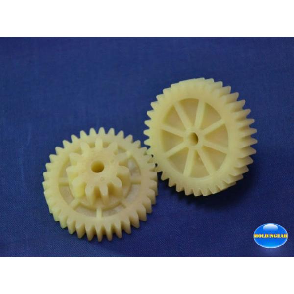 Custom production of designed strong nylon double-spur gear for household