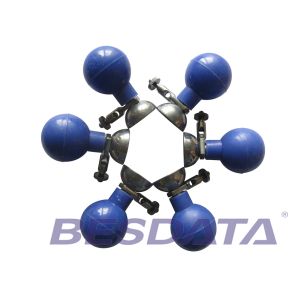 Blue ECG Suction Electrodes , ECG Chest Electrode For Banana 4.0 / Din3.0