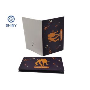 CMYK 4C free musical anniversary cards Greeting With Customize Sound