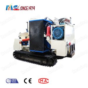Full Hydraulic Remote Control Dedusting Shotcrete Machine For Mining Tunnel