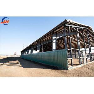 Low Carbon Steel Prefabricated Commercial Building Warehouse with Convenient