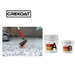 Minimal Odor Clear Polyurea Concrete Coating Fast Curing Two Part