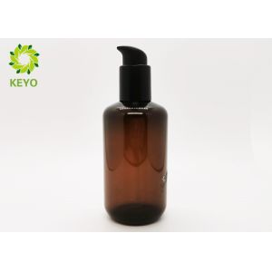 Amber Shampoo And Conditioner Bottles / Empty Plastic Pump Bottles 150ml