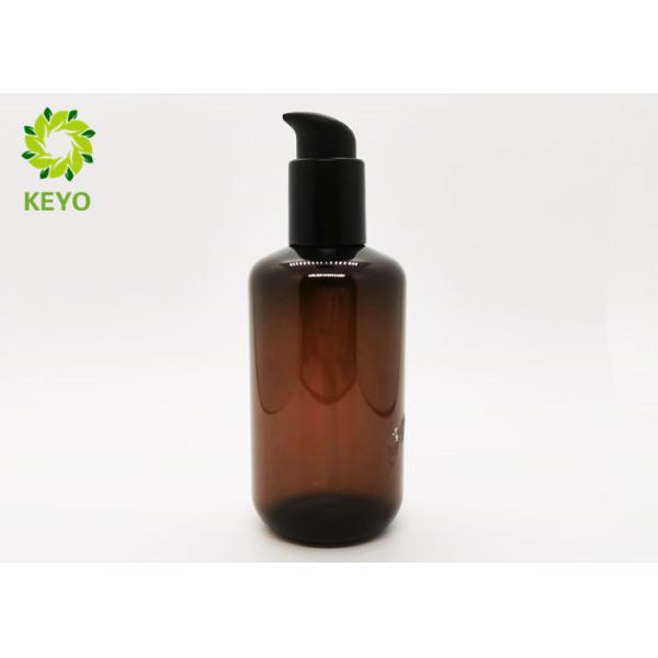Quality Amber Shampoo And Conditioner Bottles / Empty Plastic Pump Bottles 150ml wholesale