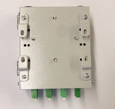 Indoor Wall Mounted Fiber Optic Distribution Box for 8F Duplex LC FTTX Networks