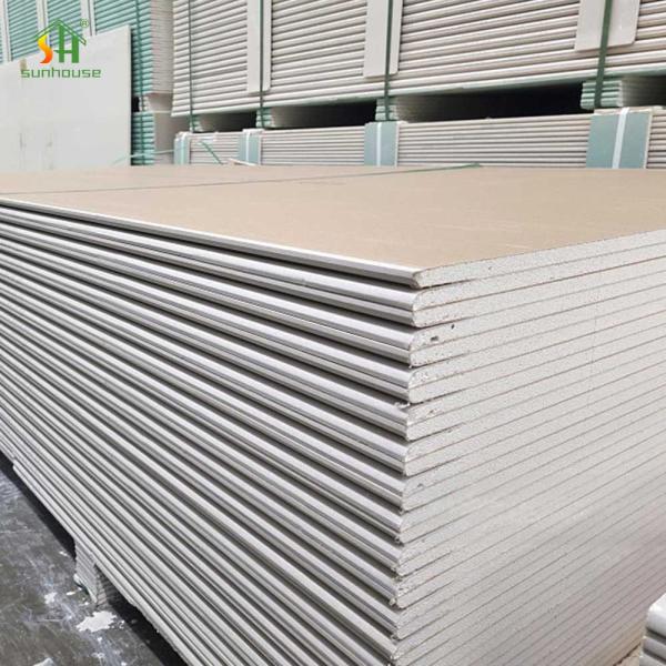 Quality Customized Thickness Gypsum Board with Paper Finish and 5 Years Warranty for Modern Ceiling Solutions wholesale
