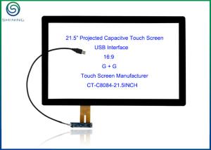 Cheap 21.5 Inches 16:9 Capacitive Touch Screen With USB Interface , COB Type ILITEK 2302 Controller for sale