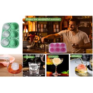 Silicone Rose Ice Cube Molds For Cocktails Whiskey XL Rose Flower Ice Cube