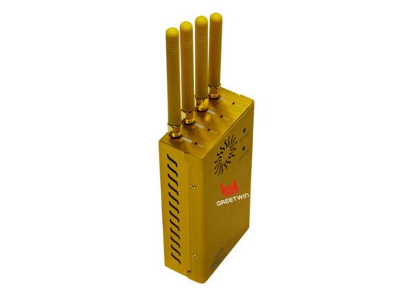 Quality Portable GPS Signal Jammer Device To Block Cell Phone Signal In Car 4 Antennas wholesale
