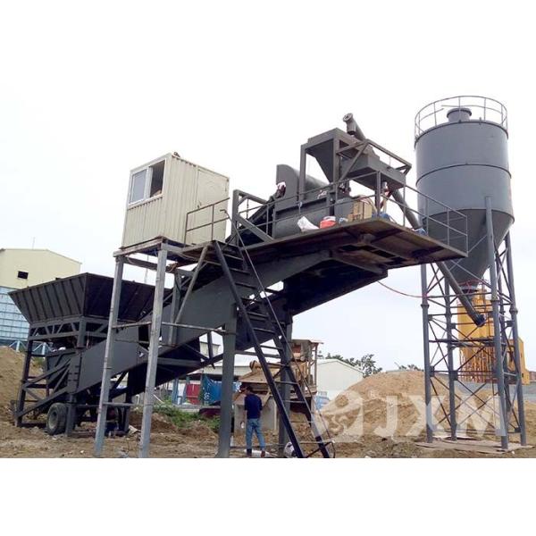 Quality Highway Precast 75M3 Concrete Batch Plant With 15mm Turning Radius wholesale