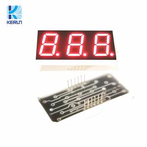 Cheap 0.8 Inch Three Digit 7 Segment LED Display Module FND Red Emitting Color for sale