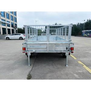 10x5 Tandem Axle Trailer Hydraulic Tipper Galvanized Box Trailer Corrosion
