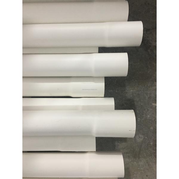 White PVC Water Pipe 63mm-200mm Diameter Plastic Pipe Chemicals Resistance