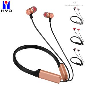 Winding Preventing 8h Wireless Neckband Earbuds With Silicon Holder