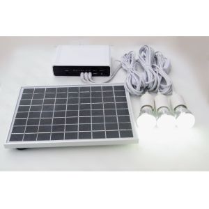 Portable Solar Powered Led Kit Solar Lighting Kit Camping Customized Size