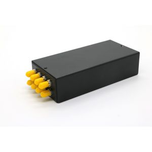 FTTH 8 Port Fiber Optic Terminal Box ST Port Adapter Insertion - Type Coupling