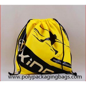 China 0.07mm LDPE Plastic Drawstring Bags For Underwear Packing on sale