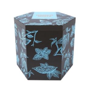 Custom Large Capacity Hexagon Shape 3D Raster Rigid Lid And Base Gift Box