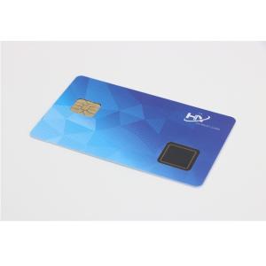 Cheap 1.39 Inch Dot Mapping Embedded Smart Card With Fingerprint Sensor for sale