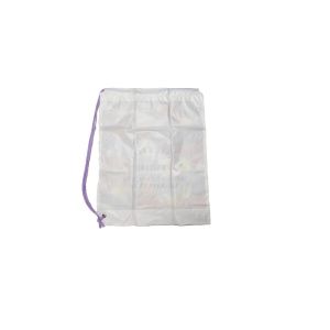 LDPE Clear Plastic Drawstring Bag Printing Environmental Protection