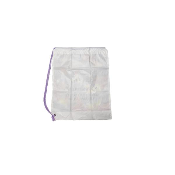 Quality LDPE Clear Plastic Drawstring Bag Printing Environmental Protection wholesale