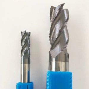 1- 4 Flute Carbide End Mill , HRC 60/65/68 Milling Cutters End Mill For