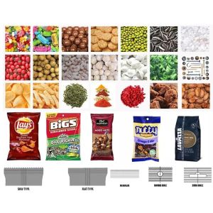 Multi Head Weigher 2000g Puffed Rice Packing Machine Automatic