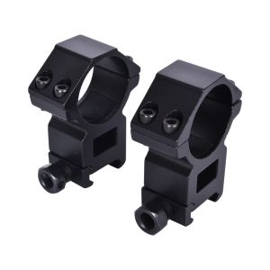 High Profile Dual Ring Scope Mount Double Rings Mount Matte Black Center Height