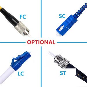 LC-LC UPC DX Fiber Optic Patch Cord High Tensile Strength For Telecommunication