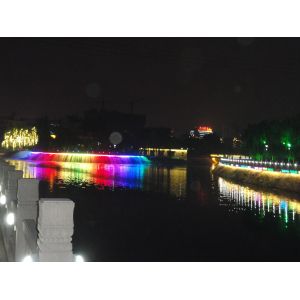 54W Warm White Digital LED Linear Wall Washer Waterproof For Garden