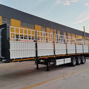 3/4 Axle 12/16 Tires Original Axle Fence Truck Trailer (Dimensions (L * W * H) :