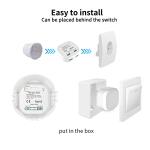 2.4GHz Wireless Remote Control Switch Wifi Three Key Self Homekit On Off Switch
