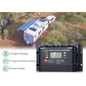 60A 12V 24V IP65 Digital Solar Charge Controller with PWM and Remote Display