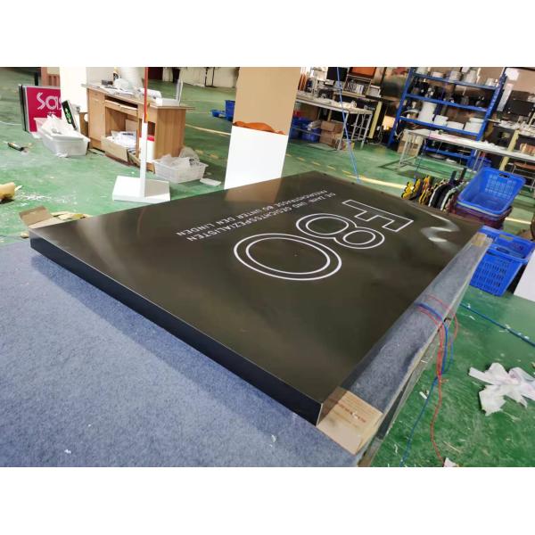 Hanging Acrylic Sign Board Company Brand Name Custom Led Logo Panel Edge Lit Electronic sign