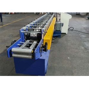 Galvanized Steel Roller Shutter Door Roll Forming Machine Max 25 M Every Min