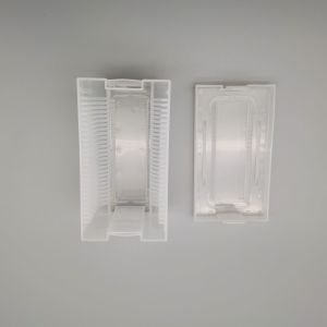 3 Inch Press Type Wafer Shipping Containers Transparent Color Durable Suitable