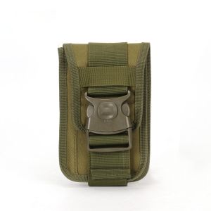 Outdoor Phone Hanging Tactical Waist Bag 6 Inch With Molle System And Wallet