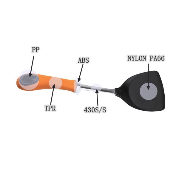 Sustainable Kitchen Utensil Set for Home Cooking Plastic Cooking Tools and Accessories